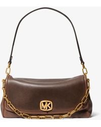MICHAEL Michael Kors - Mk Bryant Large Leather Convertible Shoulder Bag - Lyst