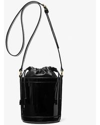 Michael Kors - Audrey Medium Patent Leather Bucket Bag - Lyst
