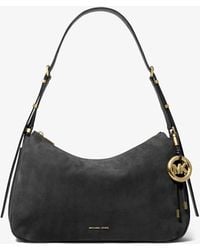 MICHAEL Michael Kors - Mk Nolita Medium Nubuck Convertible Shoulder Bag - Lyst