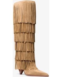 MICHAEL Michael Kors - Mkbota Alta Jayla De Ante Con Flecos - Lyst