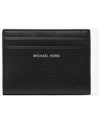 Michael Kors - Mk Hudson Pebbled Leather Bifold Wallet - Lyst