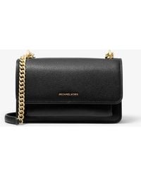 MICHAEL Michael Kors - Mk Claire Large Pebbled Leather Convertible Shoulder Bag - Lyst