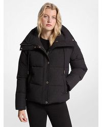 Michael Kors - Signature Logo Quilted Puffer Jacket - Lyst