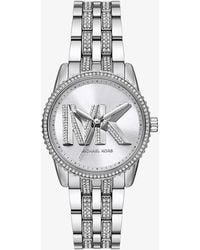 Michael Kors - Mkreloj Bryant Mini En Tono Con Logotipo E Incrustaciones - Lyst
