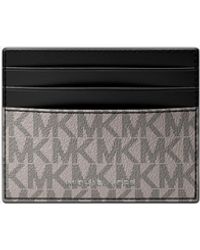 Michael Kors - Mk Hudson Signature Logo Tall Card Case - Lyst