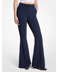 Michael Kors - Stretch Crepe Flared Pant - Lyst