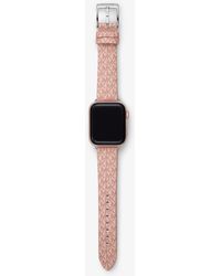 Michael Kors Logo Strap For Apple Watch® - Pink