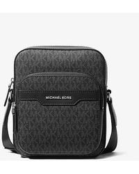 Michael Kors - Hudson Mini Signature Logo Flight Bag - Lyst