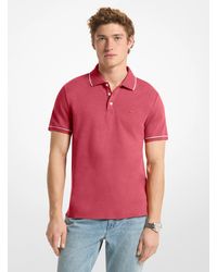 Michael Kors - Mk Cotton Polo Shirt - Lyst