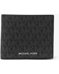 Michael Kors - Mk Greyson Logo Billfold Wallet With Coin Pocket - Lyst