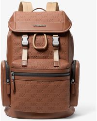 Michael Kors - Mkmochila Jet Set De Piel Granulada Con Logotipo En Relieve - Lyst