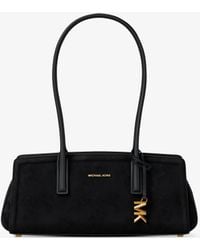 MICHAEL Michael Kors - Mk Laila Small Suede Shoulder Bag - Lyst