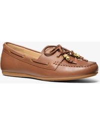 MICHAEL Michael Kors - Mk Fallon Leather Moccasin - Lyst