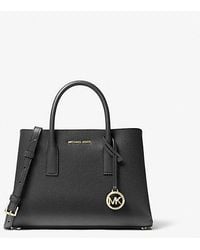 Michael Kors - Mk Ruthie Small Pebbled Leather Satchel - Lyst