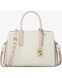 Michael Kors - Laila Small Signature Logo Satchel - Lyst