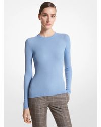 Michael Kors - Hutton Featherweight Cashmere Sweater - Lyst