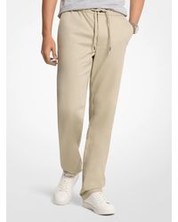 Michael Kors - Mk Stretch Cotton Drawstring Trousers - Lyst