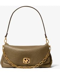 MICHAEL Michael Kors - Bryant Large Textured Leather Convertible Shoulder Bag - Lyst