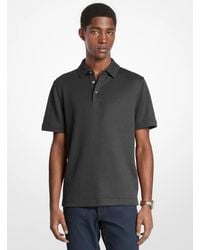 Michael Kors - Mk Waffle Knit Polo Shirt - Lyst