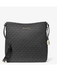 Michael Kors - Jet Set Travel Large Logo Messenger Bag - Lyst