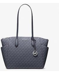 Michael Kors - Marilyn Medium Signature Logo Tote Bag - Lyst