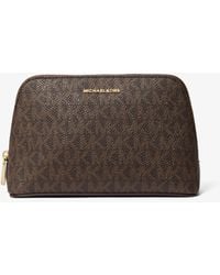 MICHAEL Michael Kors - Mk Jet Set Small Signature Logo Travel Kit - Lyst