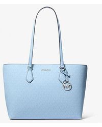 Michael Kors - Sheila Large Signature Logo Tote Bag - Lyst