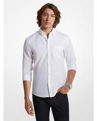 Michael Kors - Mk Stretch Cotton Oxford Shirt - Lyst