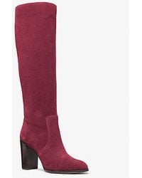 Michael Kors - Mk Luella Suede Boot - Lyst