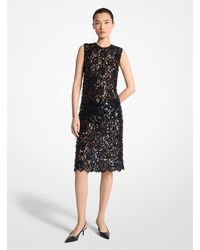 Michael Kors - Mk Hand-Embroidered Sequin Floral Lace Sheath Dress - Lyst