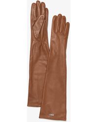 MICHAEL Michael Kors - Mk Leather Opera Gloves - Lyst