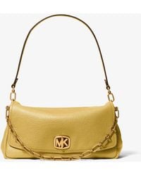 MICHAEL Michael Kors - Bryant Large Textured Leather Convertible Shoulder Bag - Lyst