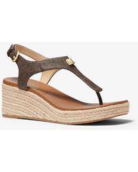 Sandalias con cuña Michael Kors de mujer: hasta el 70 % de descuento | Lyst