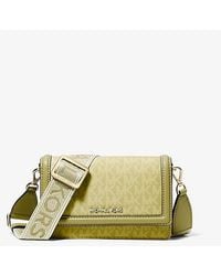 Michael Kors - Jet Set Small Signature Logo Smartphone Crossbody Bag - Lyst