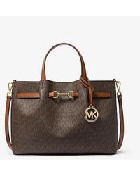 Michael Kors - Carson Medium Signature Logo Satchel - Lyst