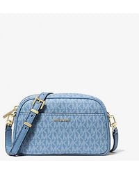 Michael Kors - Jet Set Small Signature Logo Camera Crossbody Bag - Lyst