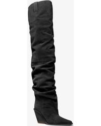 MICHAEL Michael Kors - Noemie Suede Over-The-Knee Boot - Lyst