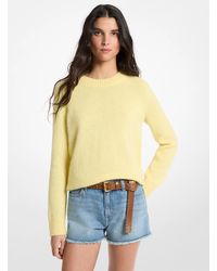 MICHAEL Michael Kors - Mk Nylon And Alpaca Blend Jumper - Lyst
