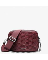 Michael Kors - Bryant Medium Burnished Leather Camera Crossbody Bag - Lyst
