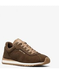 Michael Kors - Rhodes Two-Tone Suede Trainer - Lyst