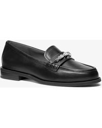 MICHAEL Michael Kors - Mk Dina Leather Loafer - Lyst