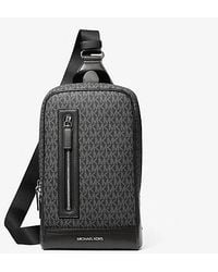 Michael Kors - Cooper Signature Logo Sling Pack - Lyst