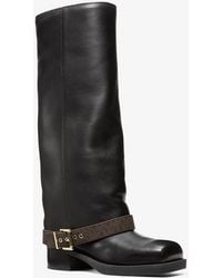 MICHAEL Michael Kors - Mk Botte Colby En Cuir Et À Logo Signature - Lyst