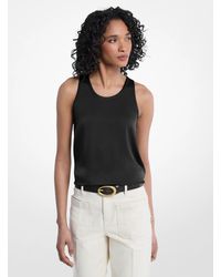 Michael Kors - Satin Tank Top - Lyst