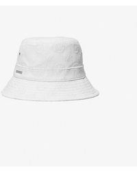 Michael Kors - Logo Embossed Stretch Cotton Bucket Hat - Lyst
