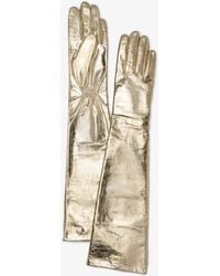MICHAEL Michael Kors - Leather Opera Gloves - Lyst