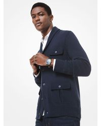 michael kors jefferson wool blend multi pocket jacket