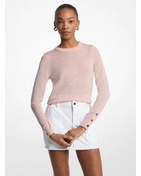 MICHAEL Michael Kors - Mk Merino Wool Jumper - Lyst