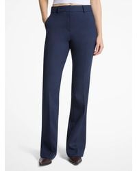 MICHAEL Michael Kors - Bootcut Stretch Wool Blend Pants - Lyst
