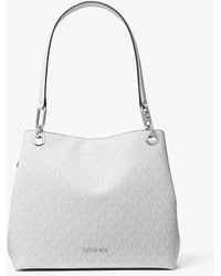 MICHAEL Michael Kors - Mk Kensington Large Signature Logo Tote Bag - Lyst
